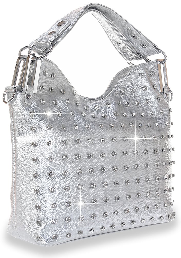 Purses with rhinestones and studs hot sale